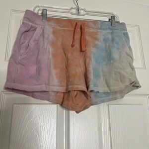 Old Navy Pastel Tie-Dye Athletic Shorts